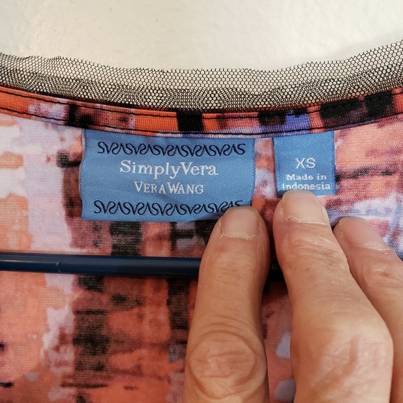 SIMPLY VERA VERA WANG Career Cross Blouse - Picture 5 of 7